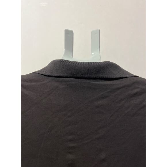 Murano Men’s Charcoal Gray Zip Polo Shirt Size XL Short Sleeve - Picture 7 of 10